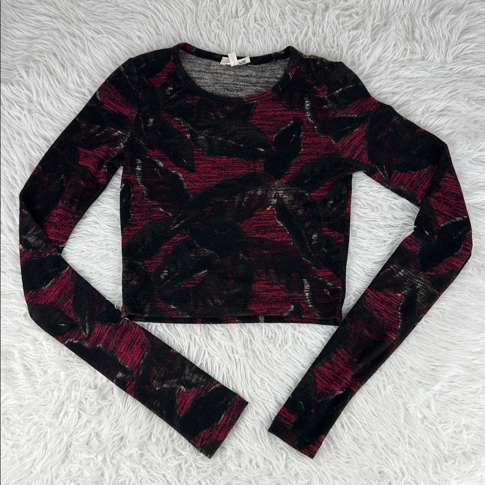 Wilfred Free Cropped Long Sleeve Top Shirt